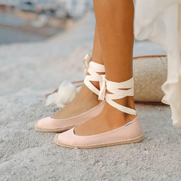 ballet tie up flats